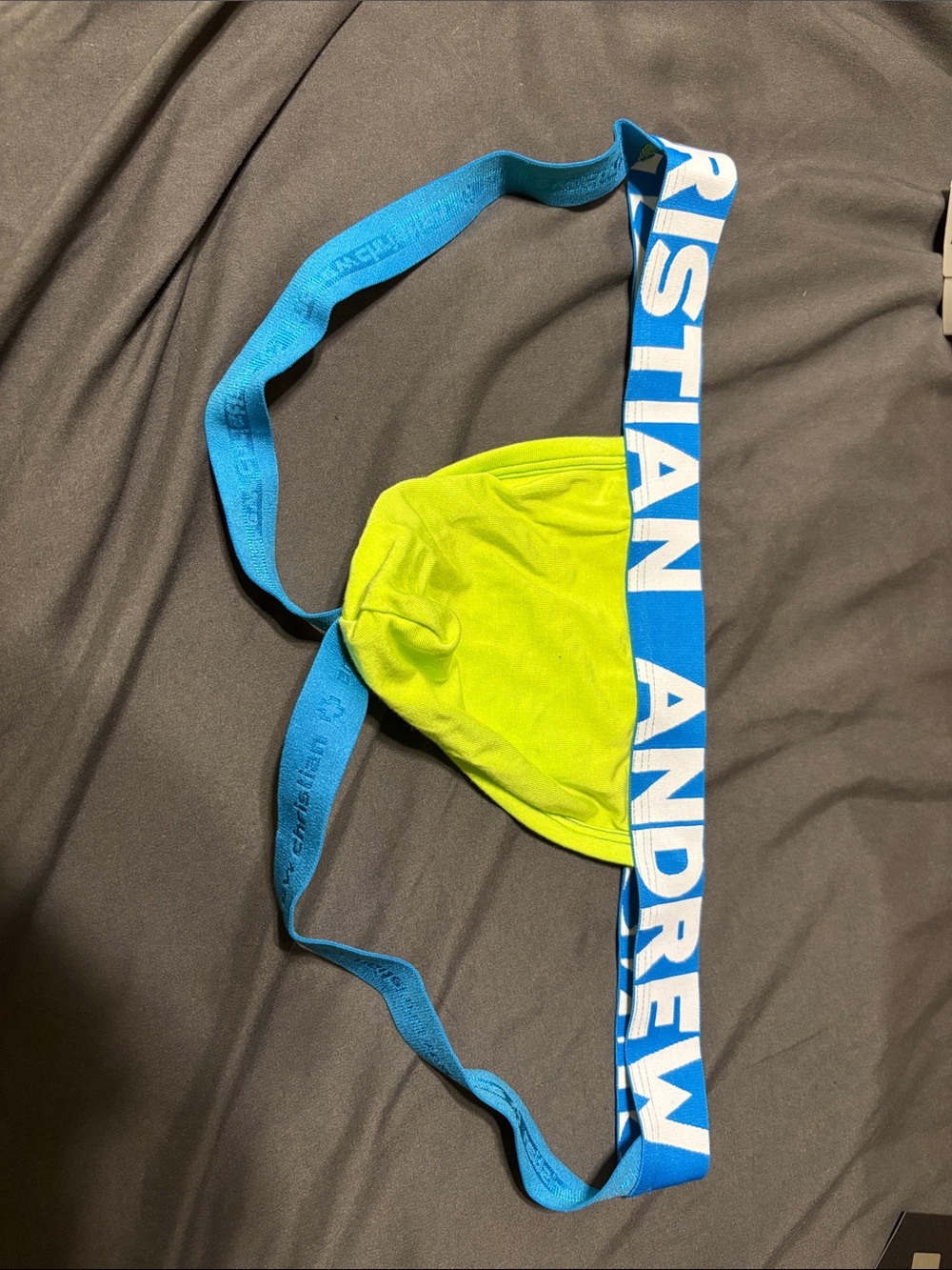 Andrew Christian Neon Lime jock (101)